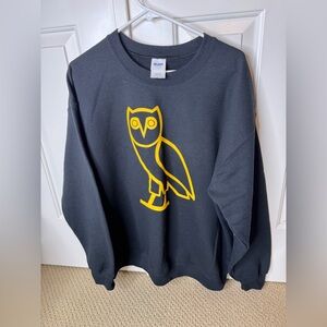 Drake OVO Crew Neck Long Sleeve Shirt Gildan (Men’s Size Large)
